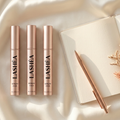 Trois flacons rose gold du sérum de cils Lashéa avec agenda — la cure de 12 semaines